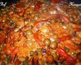 Foto del paso 5 de la receta: Arroz integral orgánico con mariscos al txacolí