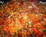 Foto del paso 5 de la receta: Arroz integral orgánico con mariscos al txacolí