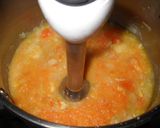 Foto del paso 3 de la receta: Crema de puerros y calabaza con langostinos