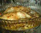 Foto del paso 4 de la receta: Pollo asado con salsa de champiñones