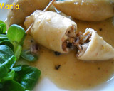 Foto del paso 3 de la receta: Calamares rellenos de piñones y huevo
