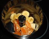 Foto del paso 1 de la receta: Batido de plátano y mandarina