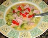 Foto del paso 1 de la receta: Tortilla de brócoli, pavo y chorizo