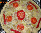 Foto del paso 6 de la receta: Quiche de puerros y jamón con huevos de codorniz