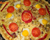 Foto del paso 7 de la receta: Quiche de puerros y jamón con huevos de codorniz