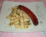 Foto del paso 5 de la receta: Judias de la granja con butifarra asada