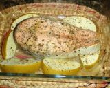 Foto del paso 6 de la receta: Salmón asado con manzanas