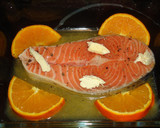 Foto del paso 2 de la receta: Salmón con mermelada de calamondin y nueces