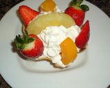 Foto del paso 8 de la receta: Tulipas rellenas con chocolate frutas en almibar y nata