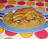 Foto del paso 4 de la receta: Picantones asados rellenos con salsa de nueces