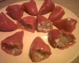 Foto del paso 3 de la receta: Pimientos rellenos de carne y aceitunas