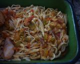 Foto del paso 5 de la receta: Tallarines caseros con pollo