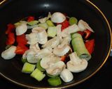 Foto del paso 1 de la receta: Acelgas y champiñones salteados con alubias