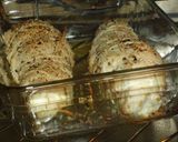 Foto del paso 4 de la receta: Pechuga de pollo rellena y puré de manzana