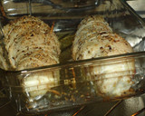 Foto del paso 4 de la receta: Pechuga de pollo rellena y puré de manzana
