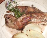 Foto del paso 5 de la receta: Conejo de monte asado con salsa de vino