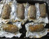 Foto del paso 10 de la receta: Cañoncitos de picada rellenos de chistorra y queso.
