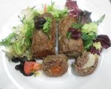 Foto del paso 11 de la receta: Cañoncitos de picada rellenos de chistorra y queso.