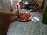 Chorizos a la sidra