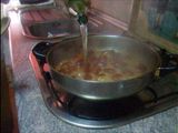 Chorizos a la sidra