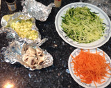 Foto del paso 2 de la receta: Espaguetis de calabacín con verduras