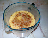 Foto del paso 2 de la receta: Torrijas de naranjas rellenas de flan