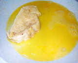 Foto del paso 3 de la receta: Torrijas de naranjas rellenas de flan