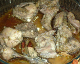 Foto del paso 4 de la receta: Conejo al horno en salsa de vino tinto