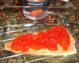 Foto del paso 2 de la receta: Supremas de salmón al horno con mermelada de tomate y champiñones