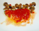 Foto del paso 4 de la receta: Supremas de salmón al horno con mermelada de tomate y champiñones