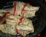Foto del paso 1 de la receta: Picantones asados con crujiente de panceta