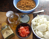 Foto del paso 2 de la receta: Ensalada de lentejas y coliflor templada