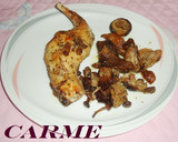 Foto del paso 5 de la receta: Conejo asado con setas al cava