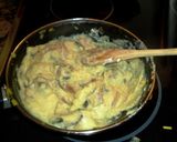 Foto del paso 4 de la receta: Pastel de col, setas y jamón serrano