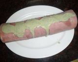 Foto del paso 5 de la receta: Arrollado de pionono con roquefort y jamón