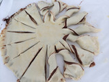 Flor de hojaldre de Nocilla