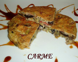 Foto del paso 5 de la receta: Tortilla de alcachofas y champiñones