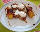 Foto del paso 5 de la receta: Solomillo con plátanos envueltos y crema a la pimienta