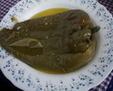 Foto del paso 1 de la receta: Huevos estrellados con asadillo de pimientos verdes