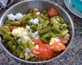 Foto del paso 1 de la receta: Ensalada de arroz con vegetales y huevo
