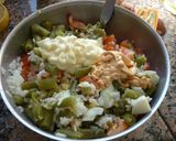 Foto del paso 2 de la receta: Ensalada de arroz con vegetales y huevo