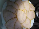 Lomo de cerdo al vino con crema de atún