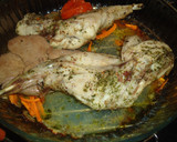 Foto del paso 3 de la receta: Conejo asado con verduras y salsa