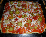 Foto del paso 7 de la receta: Pizza al orégano con pikles