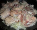 Foto del paso 1 de la receta: Tallarines con pollo en salsa de cava
