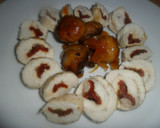 Foto del paso 5 de la receta: Rollitos de pollo con champiñones acaramelados