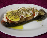 Foto del paso 3 de la receta: Berenjenas con queso de cabra en microondas