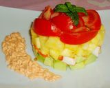 Foto del paso 4 de la receta: Tartar de piña y aguacate