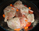 Foto del paso 1 de la receta: Conejo en salsa de champiñones y arroz salvaje