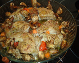 Foto del paso 3 de la receta: Conejo en salsa de champiñones y arroz salvaje
